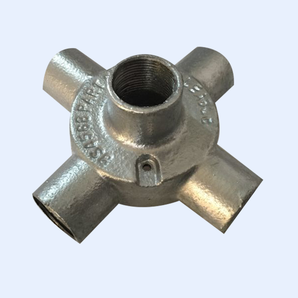 Back Outlet Circular Box Malleable Iron Material
