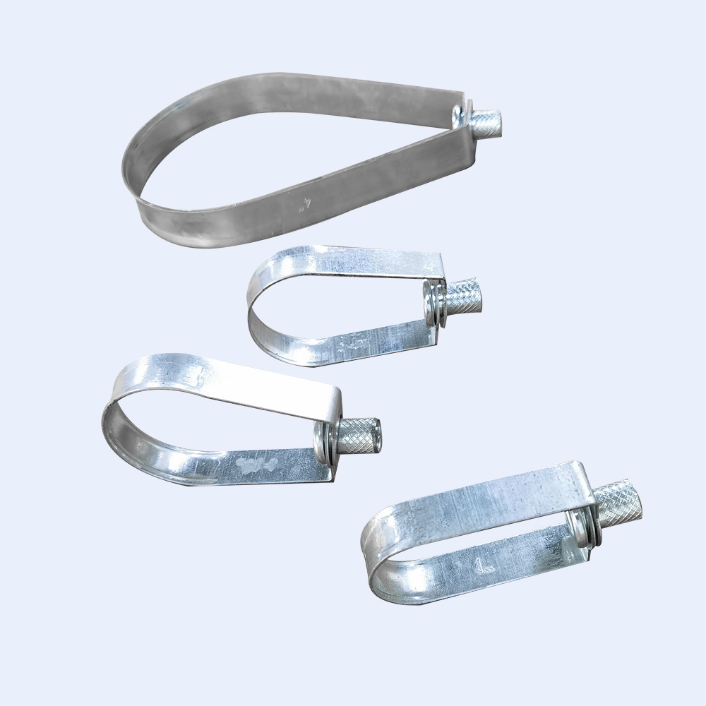 Rubber Covered Pipe Clamp with Nut