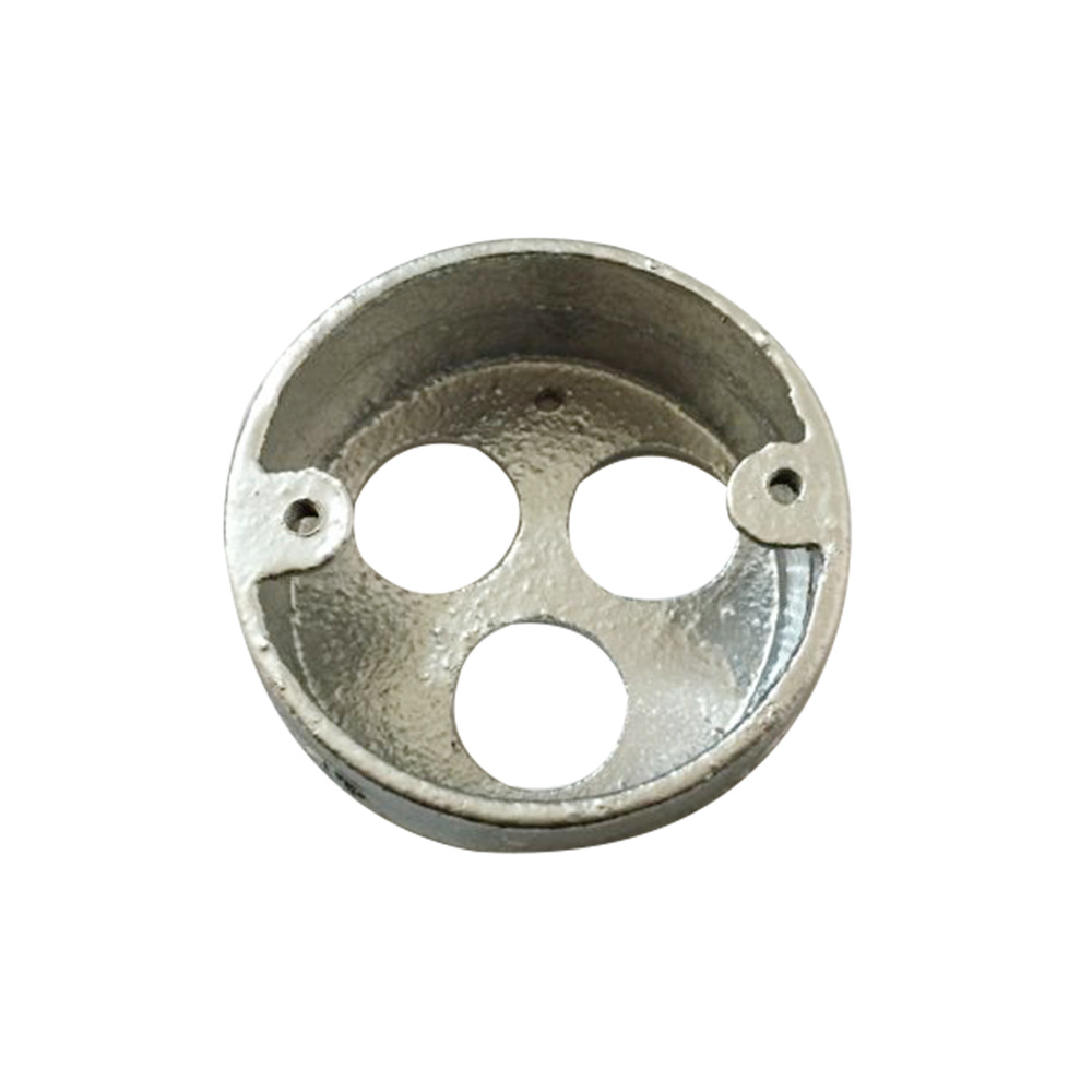Four Way Back Entry Malleable Circular Box 25mm