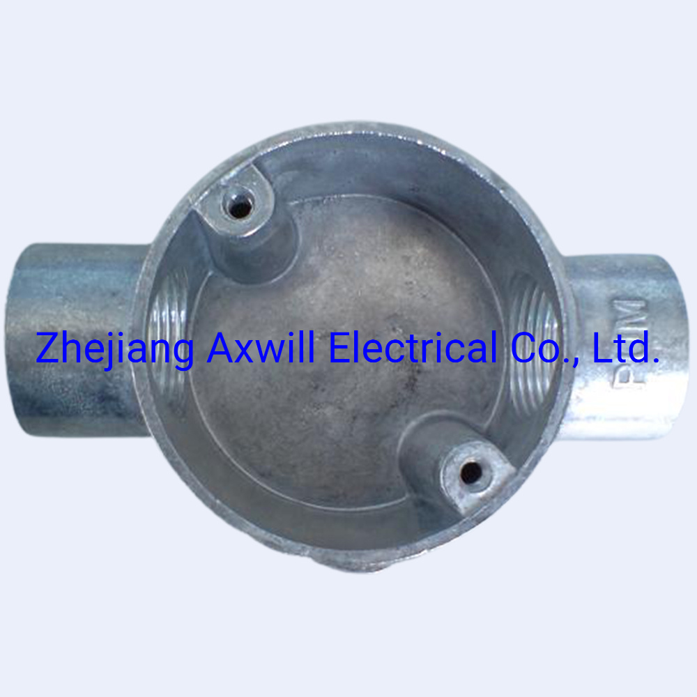 Two Way Straight Aluminum Junction Box