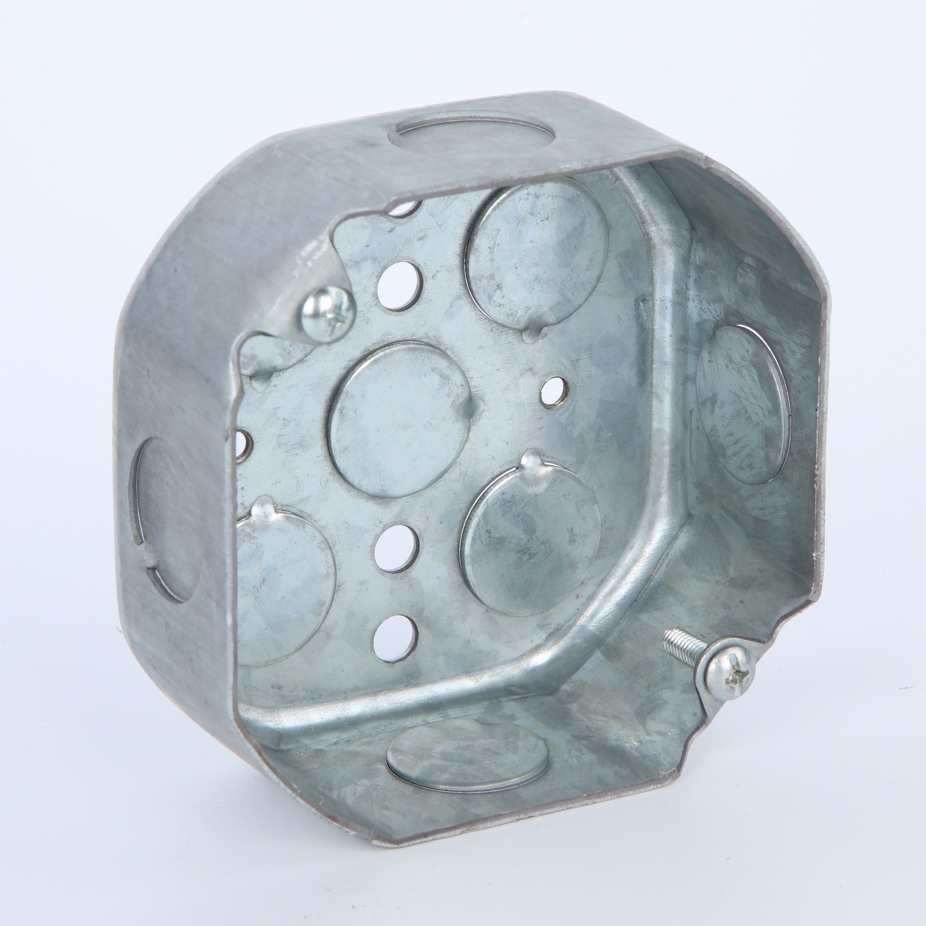Octagon Steel Outlet Box 1.60mm Pregalvanized UL Listed