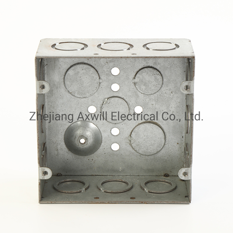 Welded Steel Square Outlet Box 2-1/8"